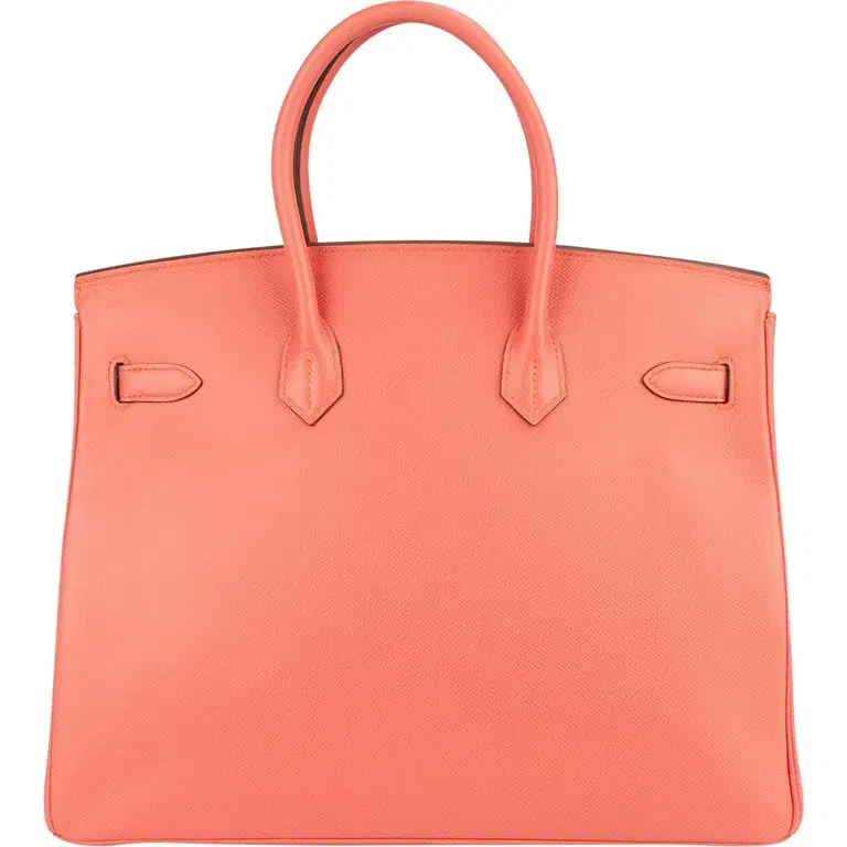 Birkin 35 Rose vue arrière