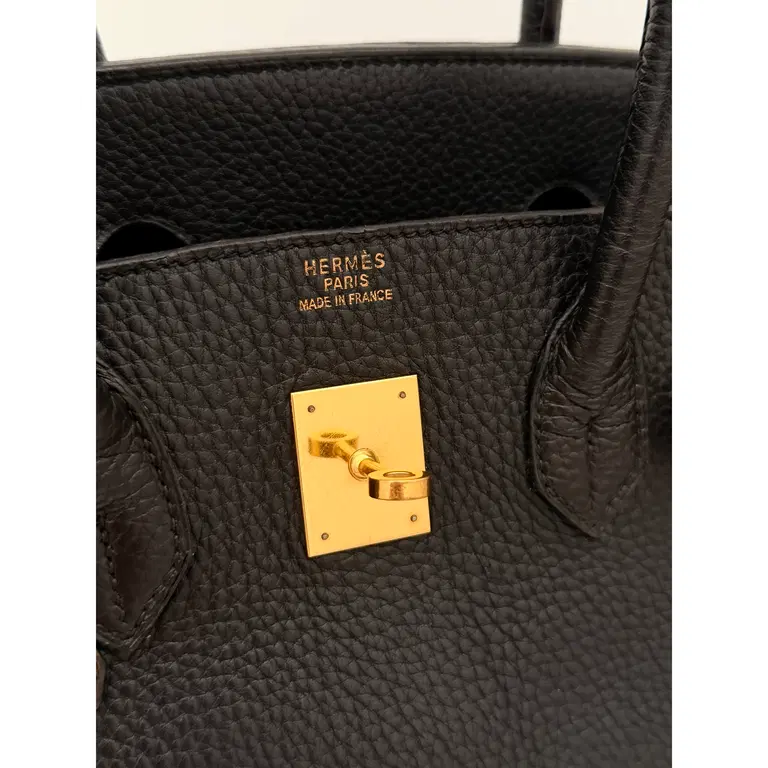 Birkin 35 Noir détail de la métallerie