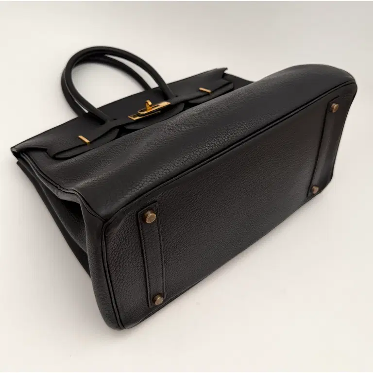 Birkin 35 Noir vue côté gauche