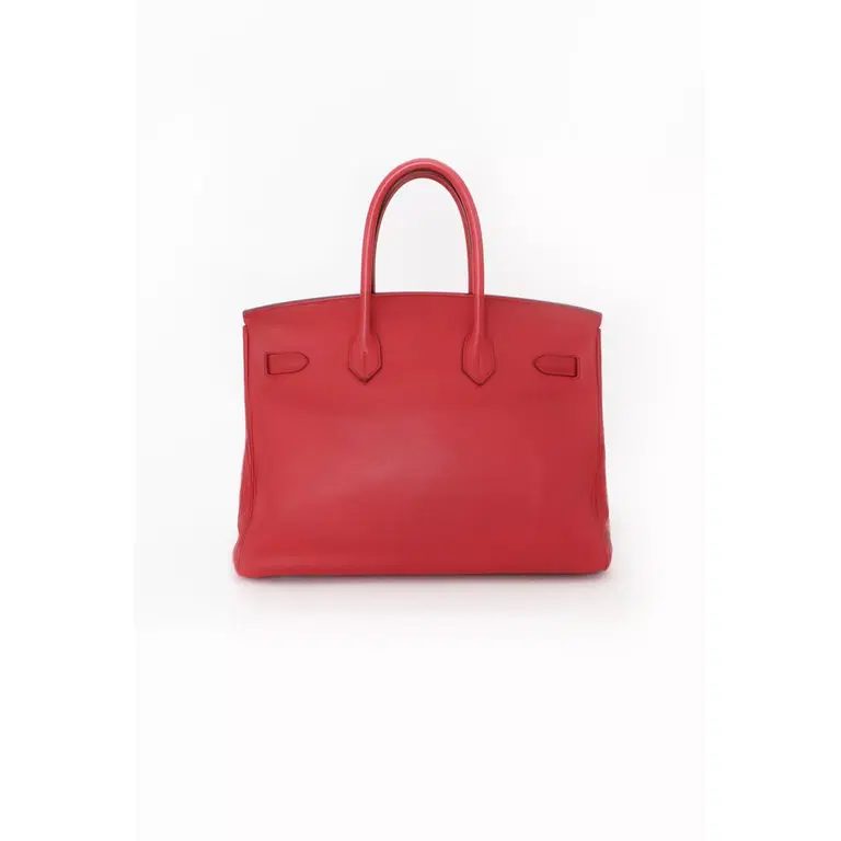 Birkin 35 Rouge vue arrière