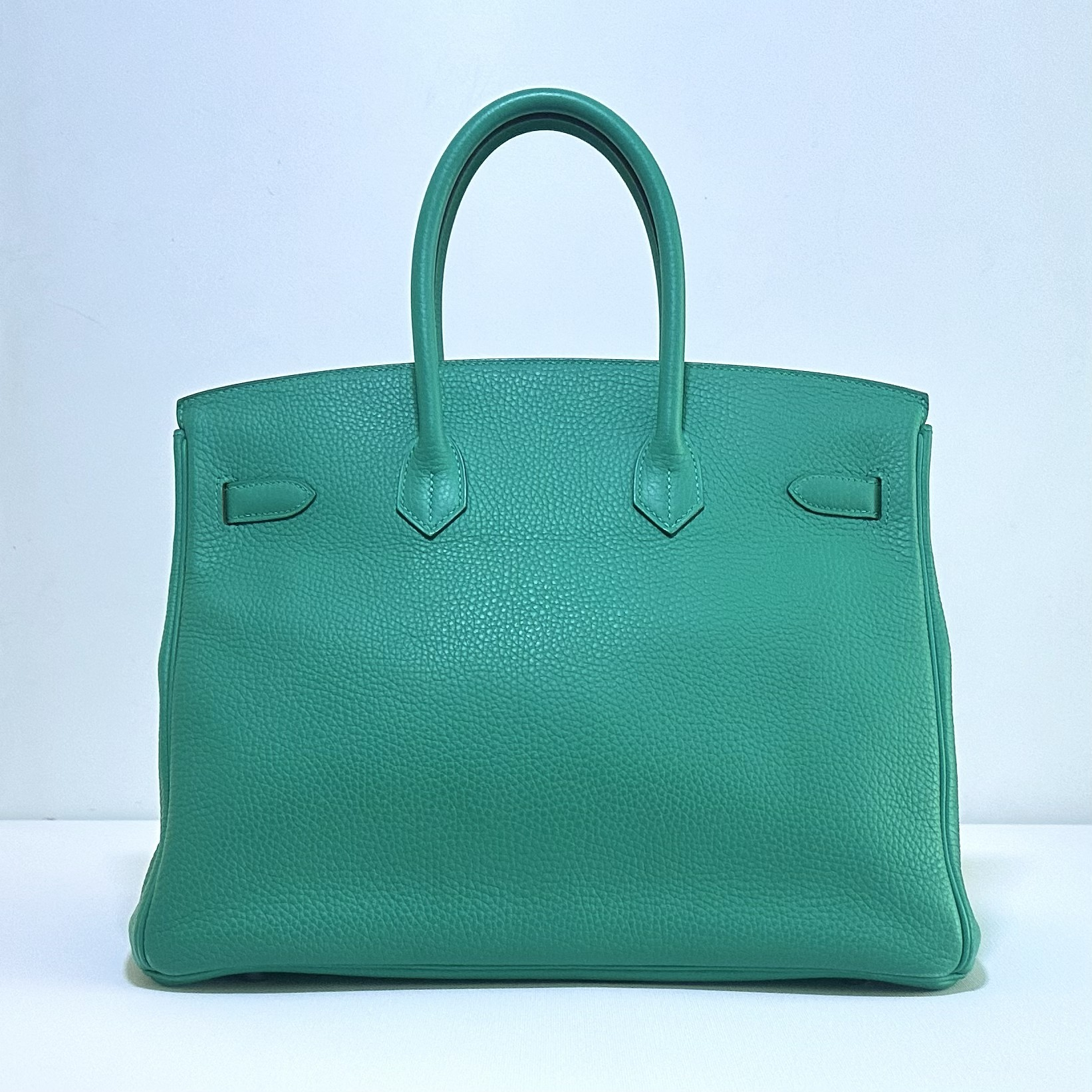 Hermès Birkin 35 Vert Menthe vue arrière